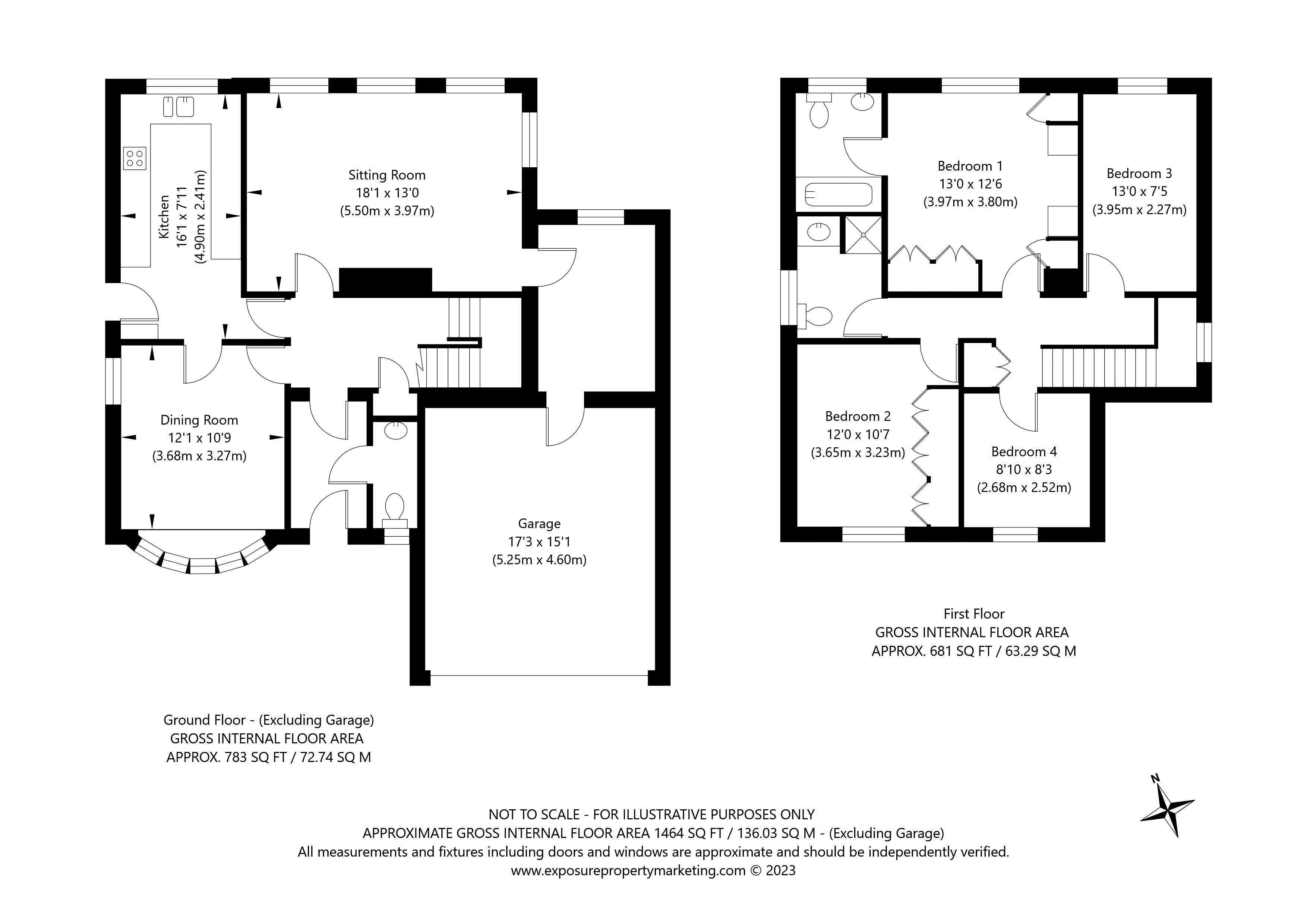 Floorplans For Usher Park Road, Haxby