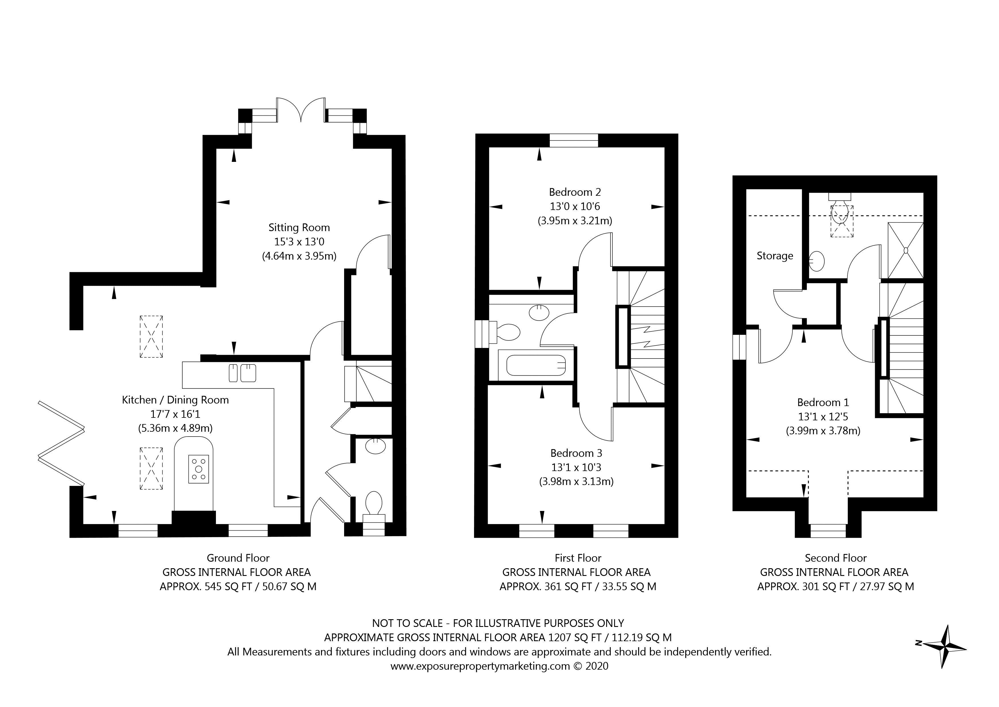 Floorplans For Rainsborough Way, York