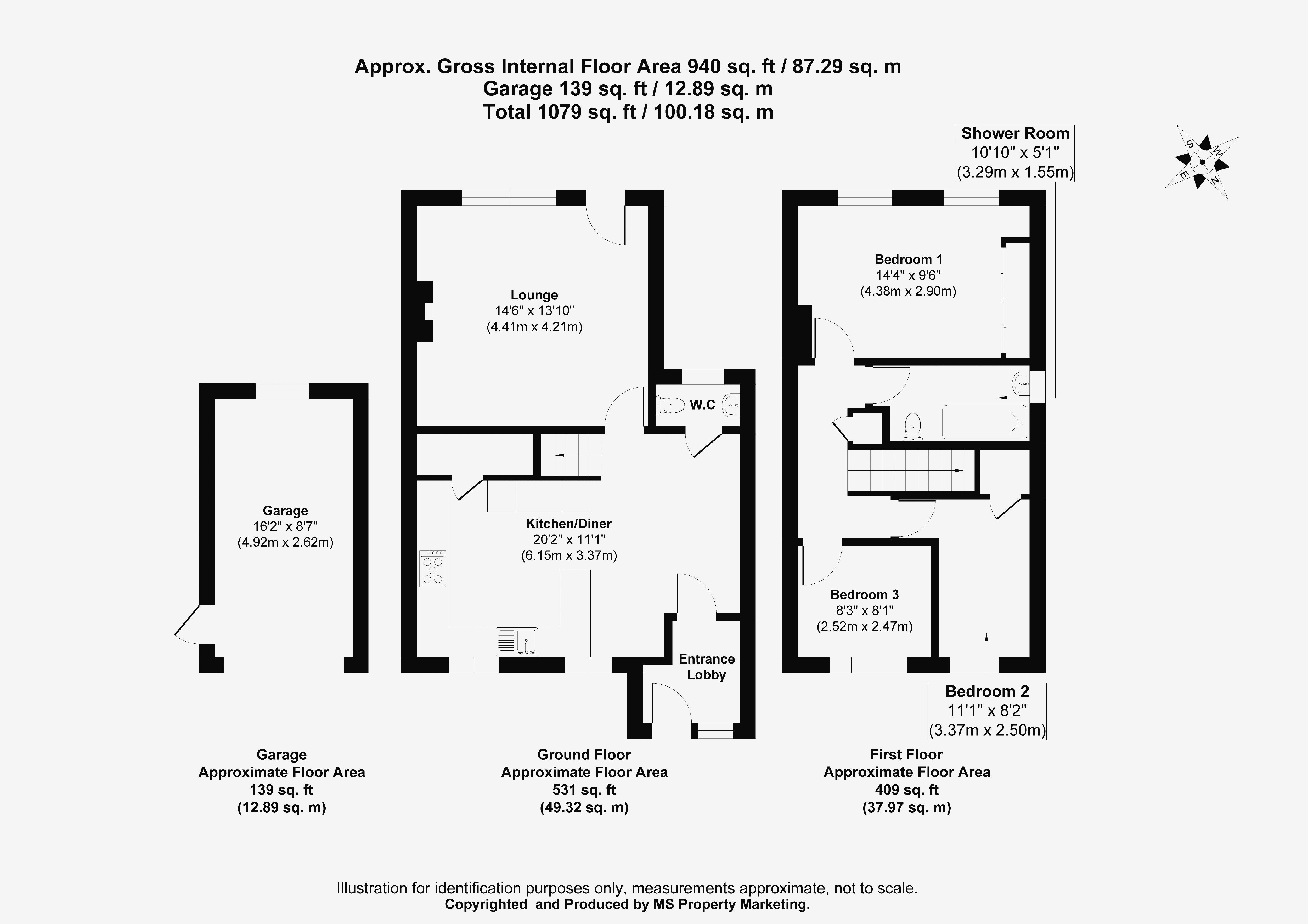 Floorplans For Sherringham Drive, Woodthorpe, York