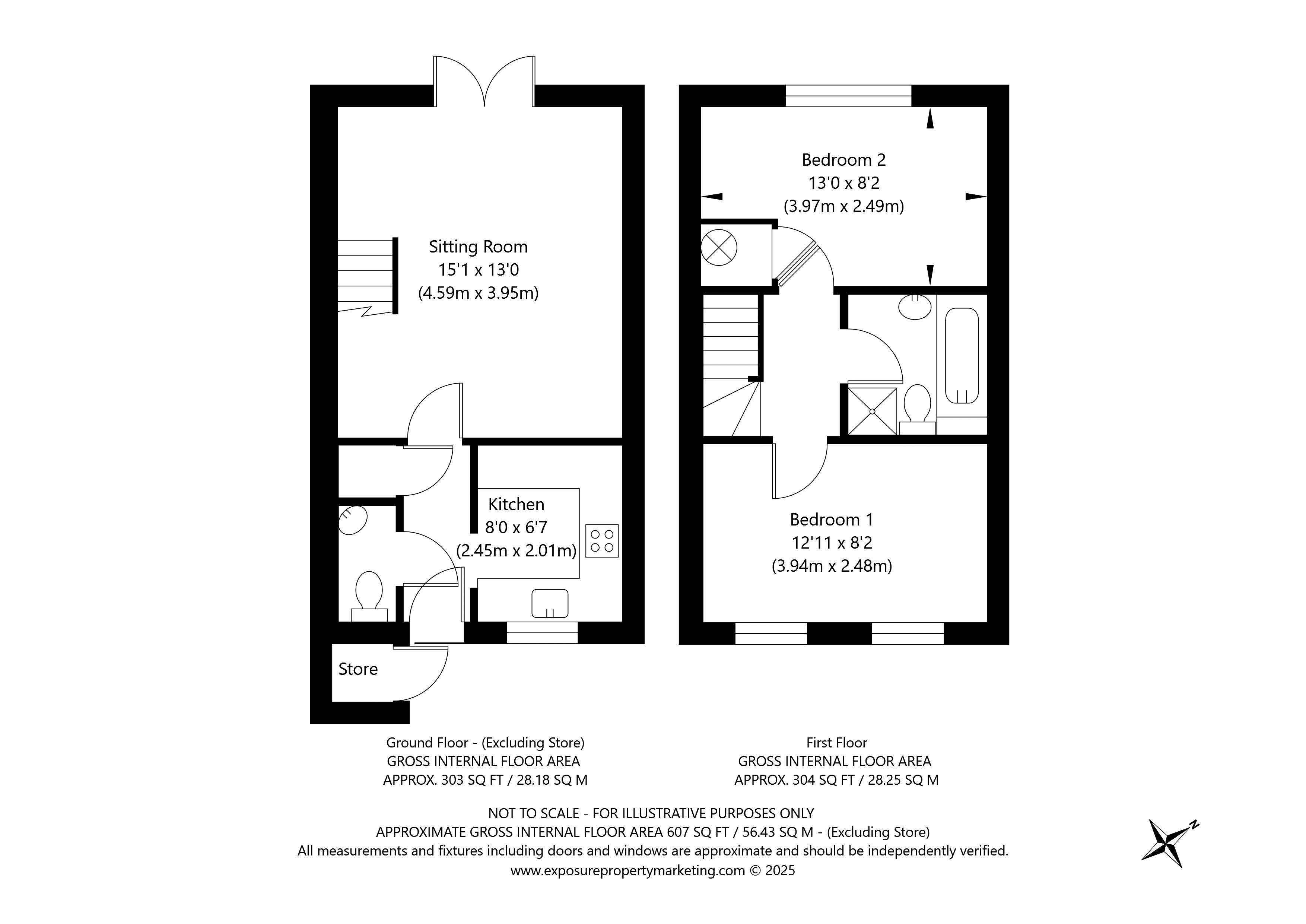 Floorplans For Rainsborough Way, York