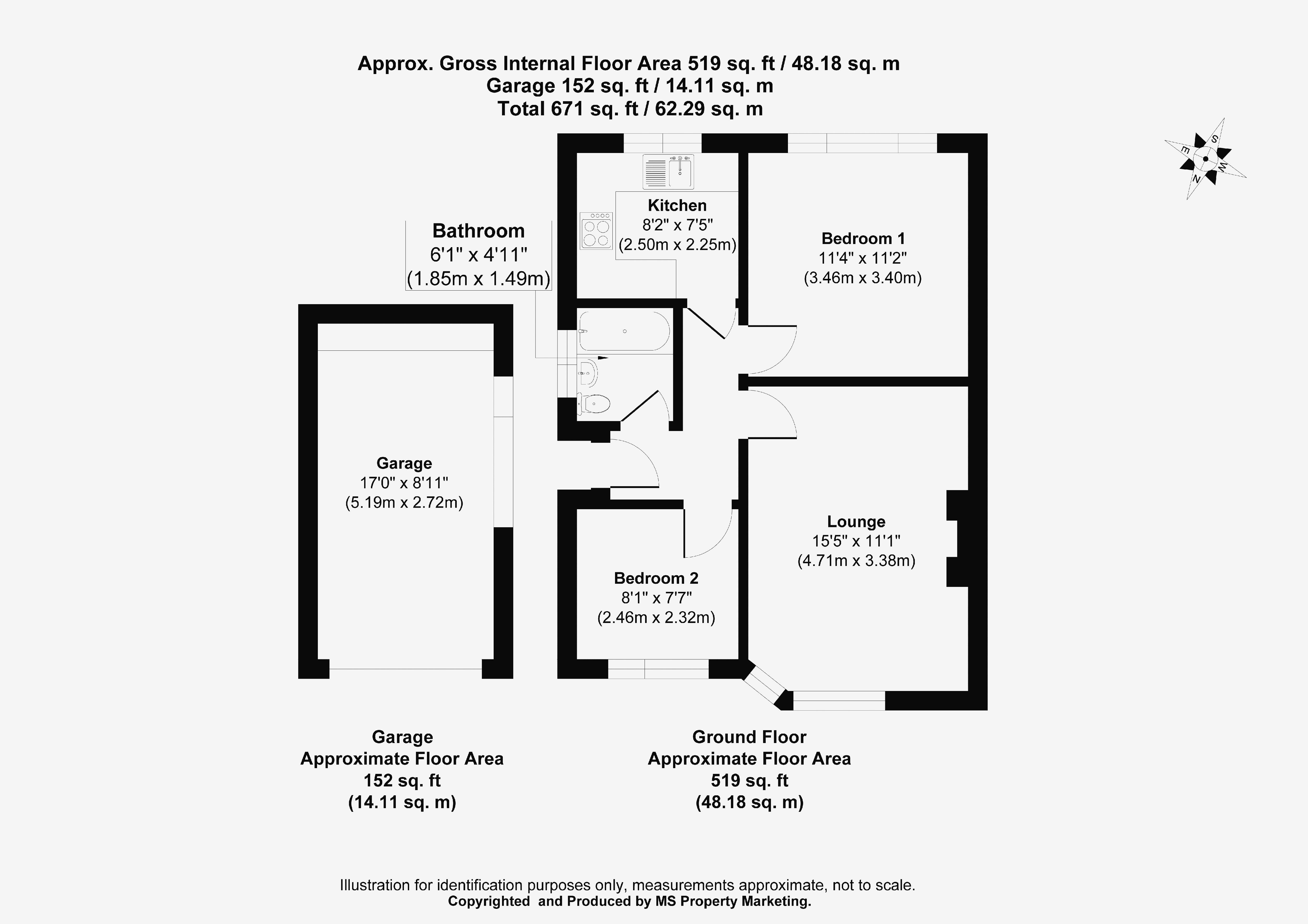 Floorplans For Anthea Drive, Huntington, York