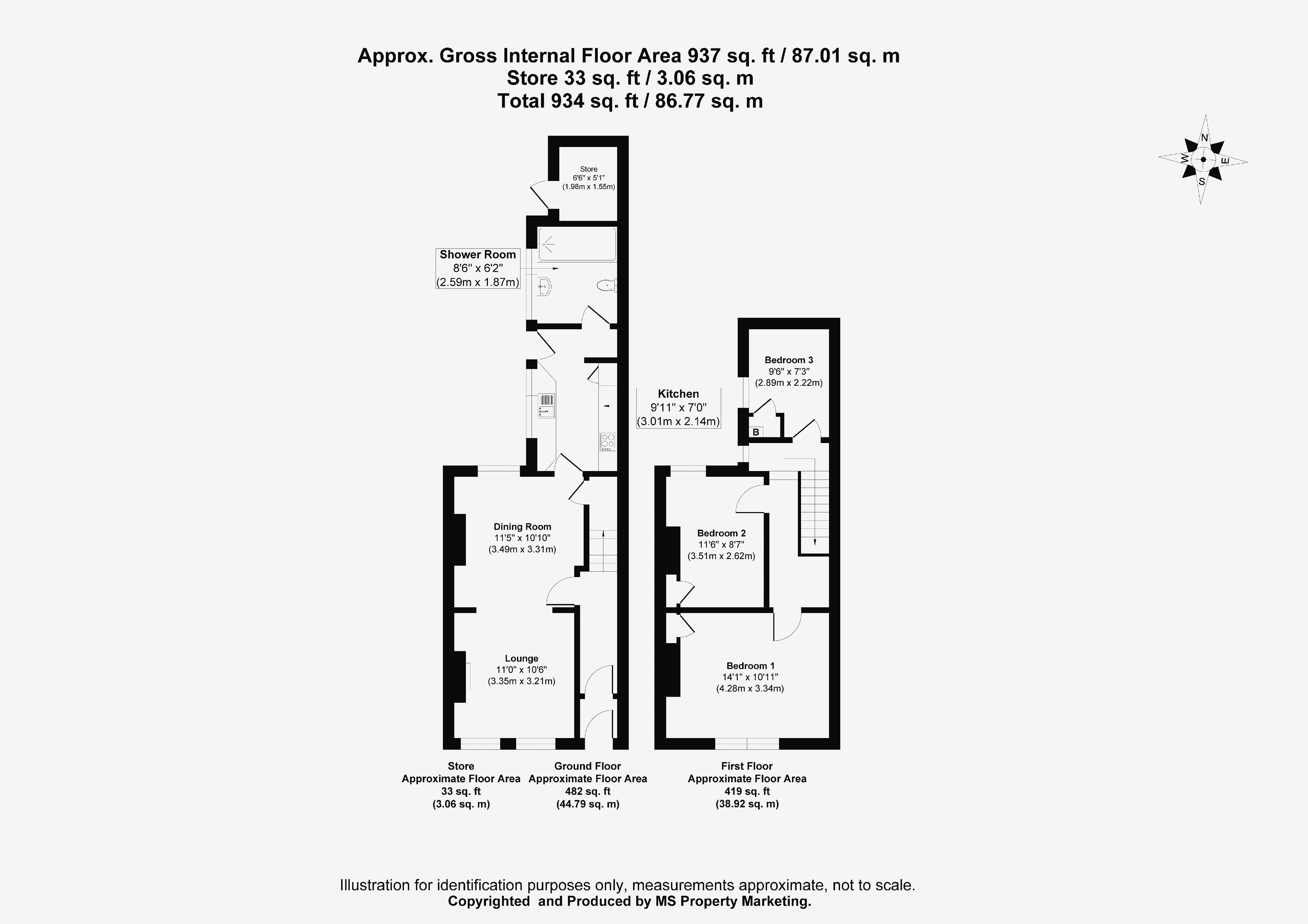 Floorplans For Farndale Street, York