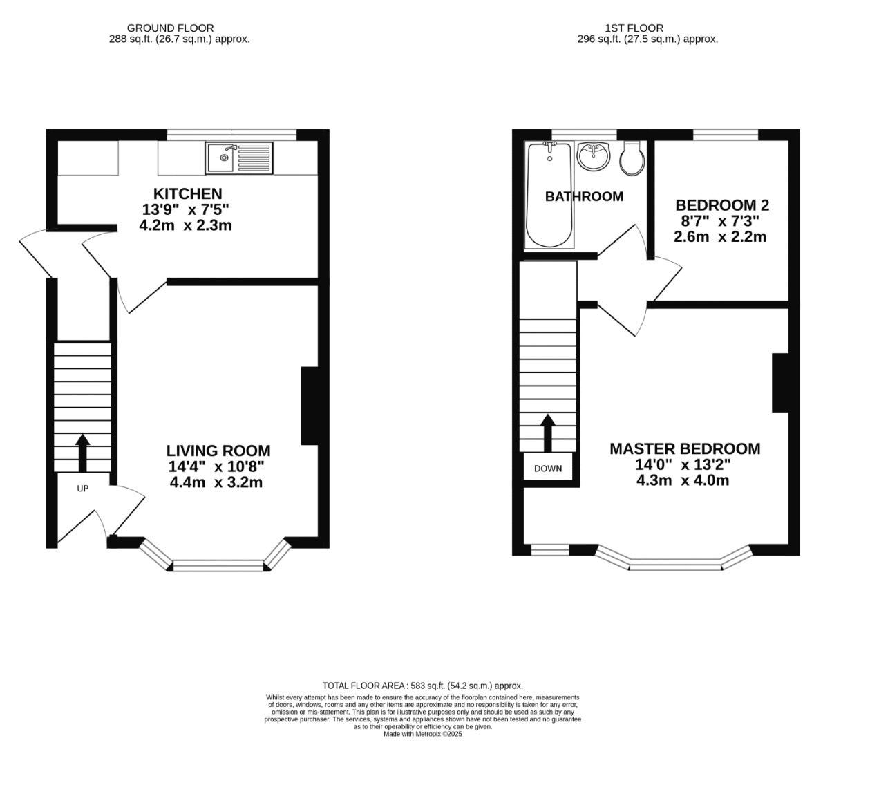 Floorplans For Burnholme Grove, York