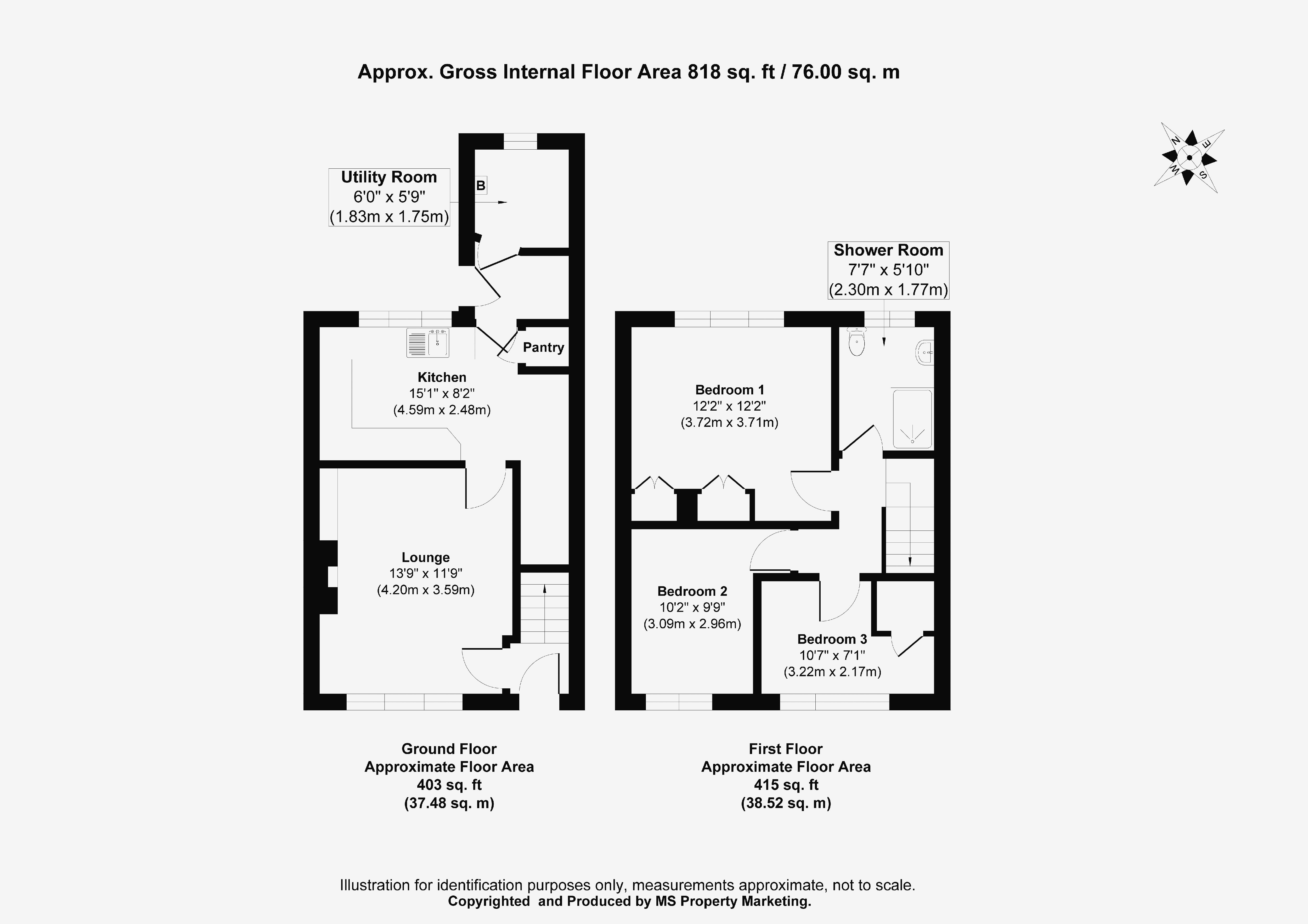 Floorplans For Windsor Garth, Acomb, York