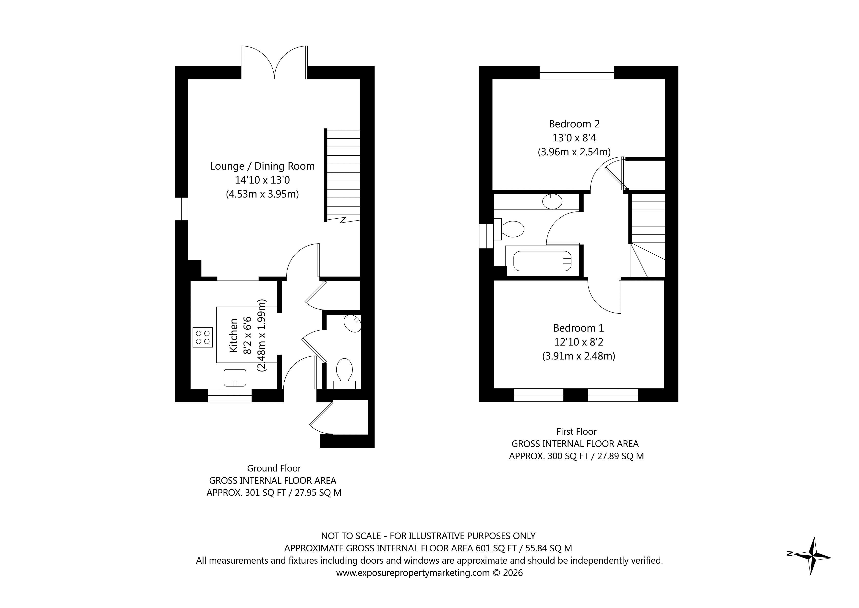 Floorplans For Rainsborough Way, York