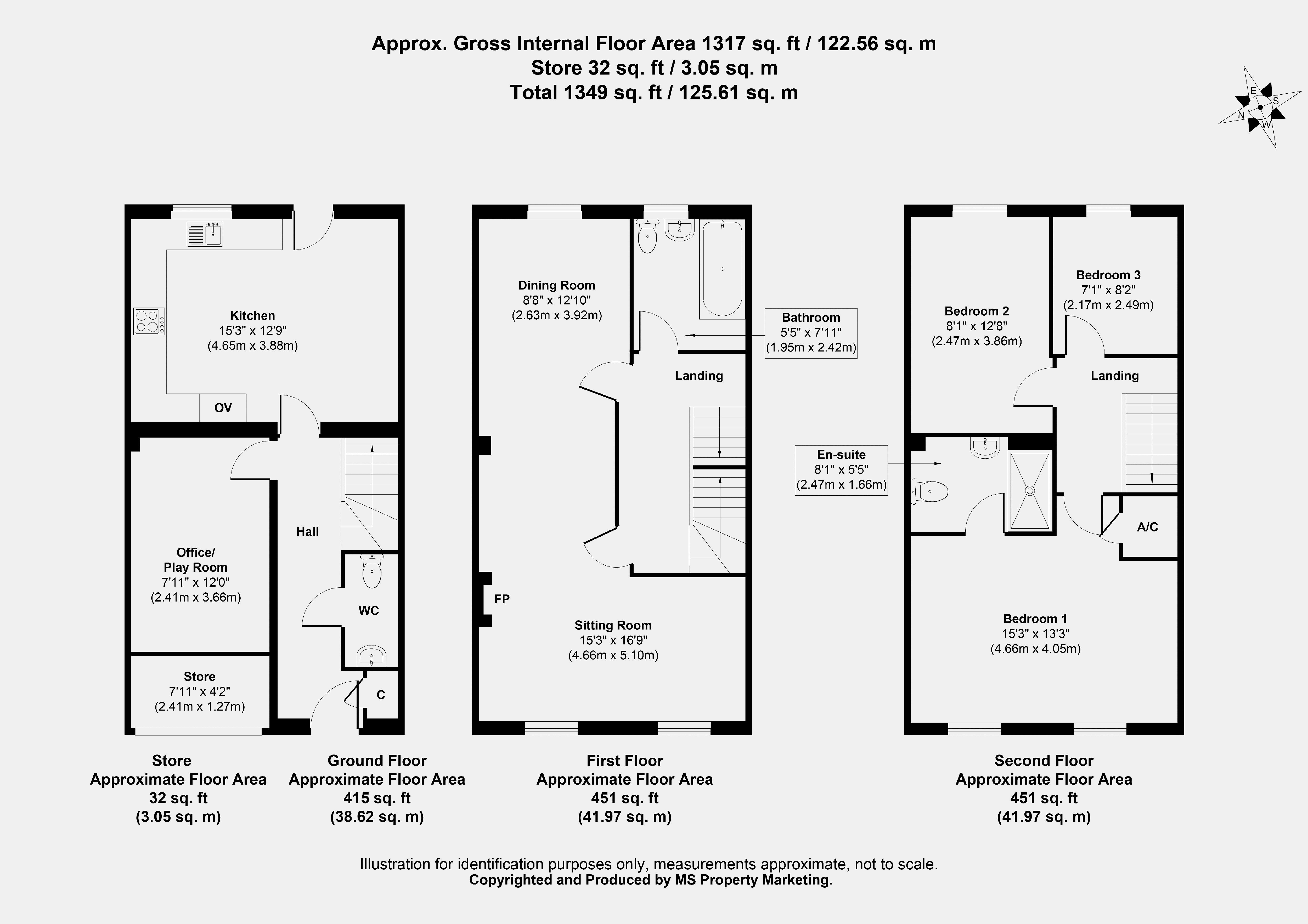 Floorplans For Regent Mews, York