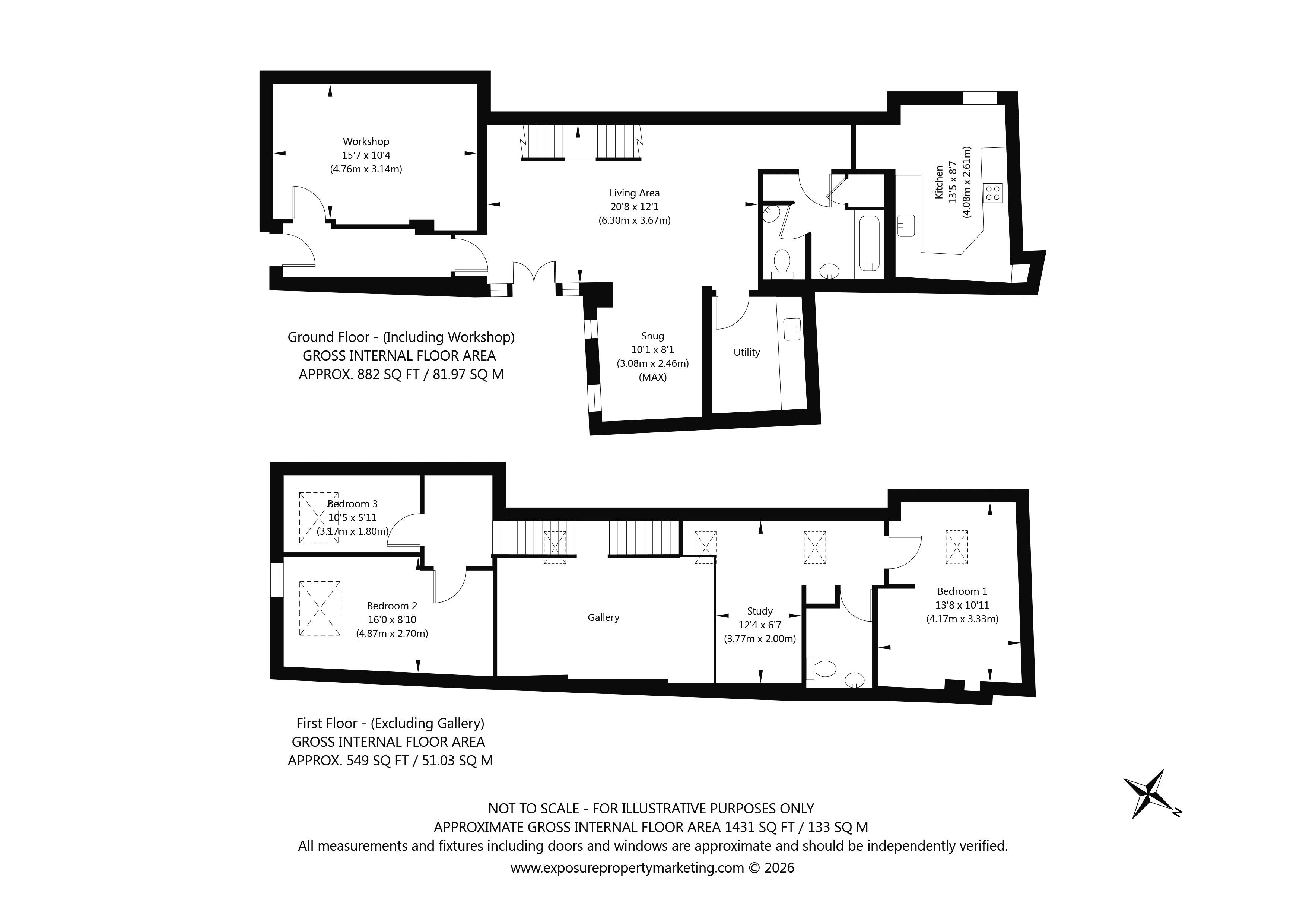 Floorplans For Lady Pecketts Yard, York
