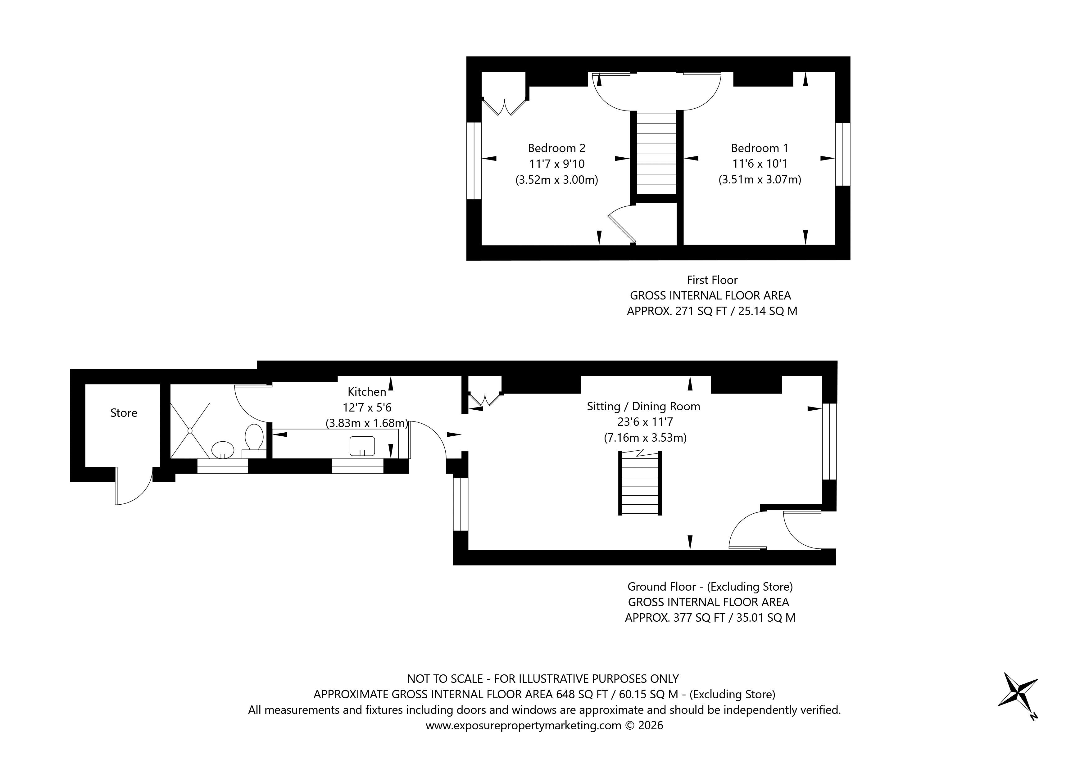 Floorplans For Ratcliffe Street, York