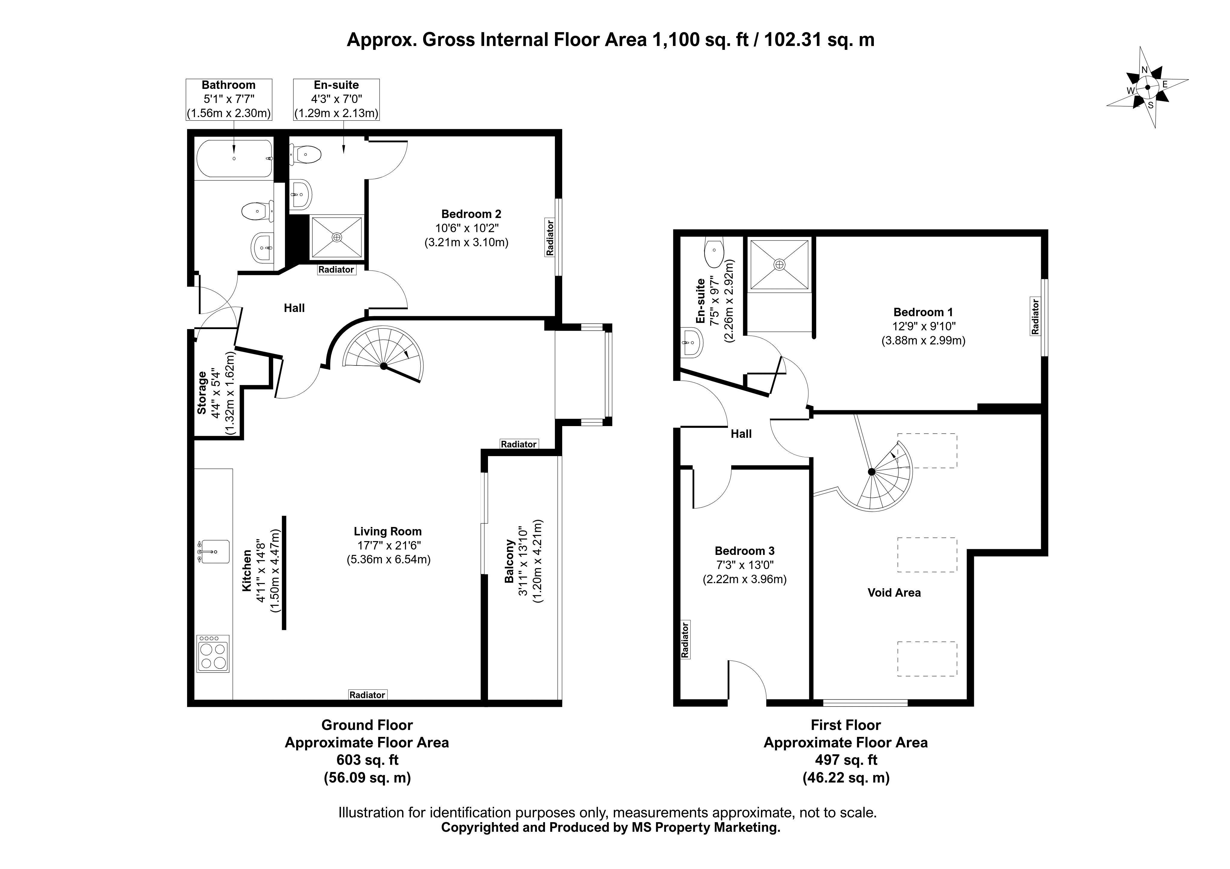 Floorplans For St Denys Court, York