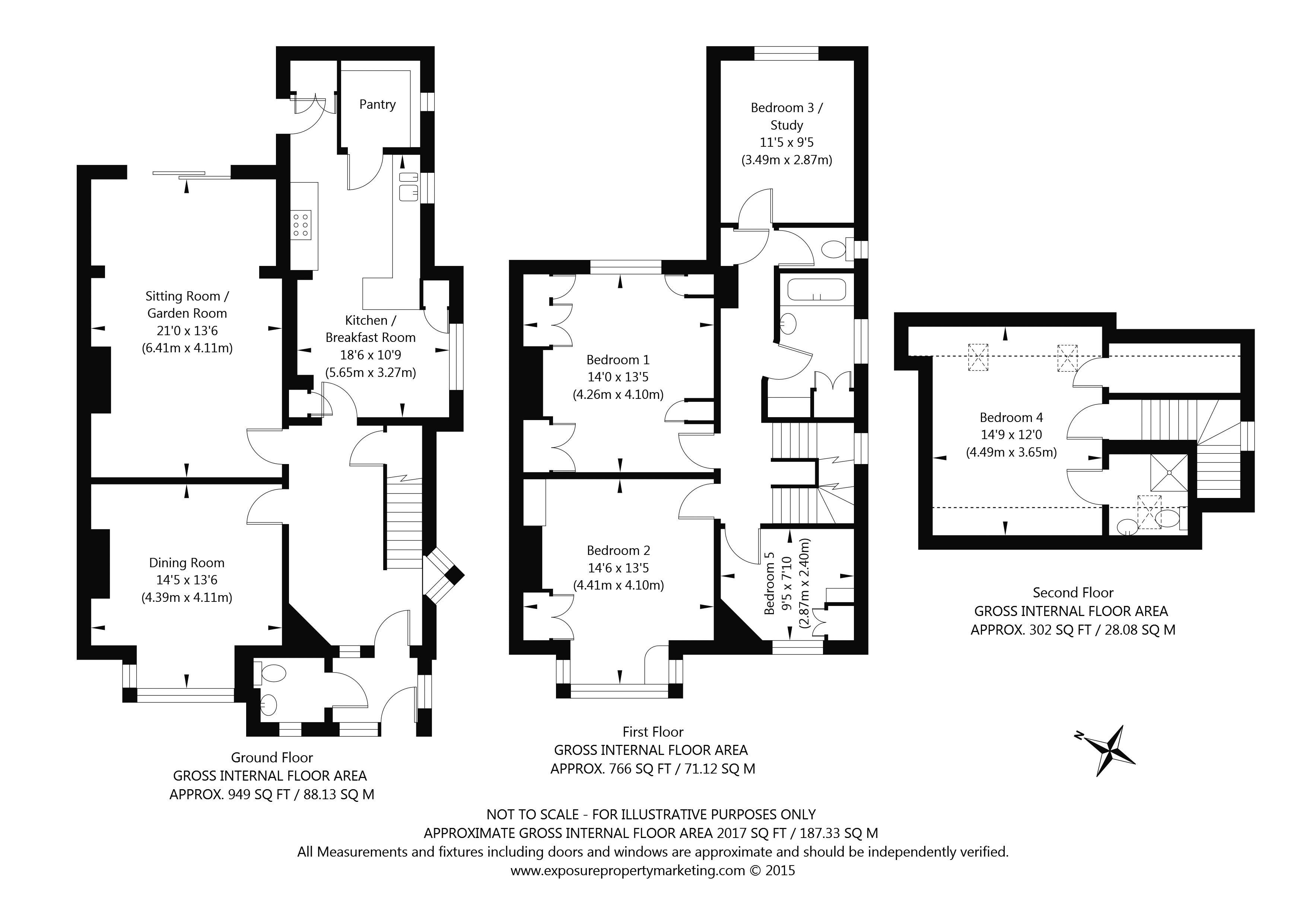 Floorplans For Millfield Lane, Nether Poppleton